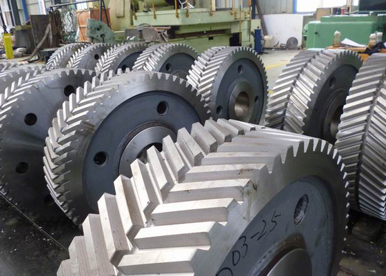 Normalizing AISI 4140 Double Helical Gears Forging Steel Herring Bone Gear