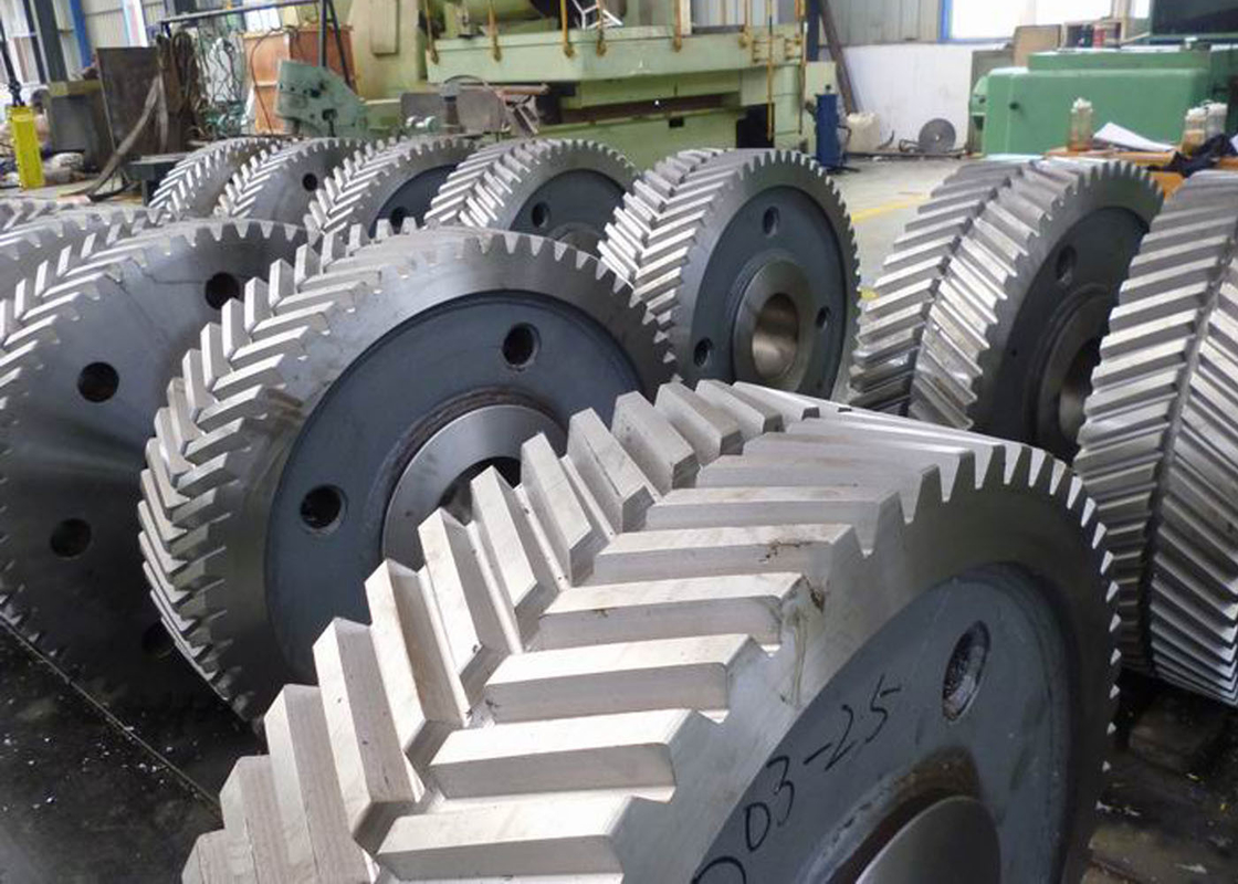 Normalizing AISI 4140 Double Helical Gears Forging Steel Herring Bone Gear