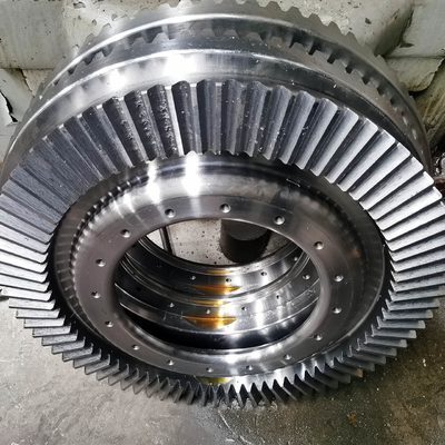 SAE 4340の留め釘斜めギヤを形づけるまっすぐな斜めギヤ12.5のモジュール ギヤ