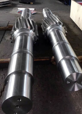 歯車磨き ヘリカルトランスミッション 歯車軸 17CrNiMo6 鋼のギアボックス出力軸