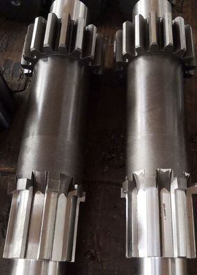 変速機の速度減力剤はまっすぐな味方されたスプラインが付いているピニオン ギヤ シャフトに拍車をかける