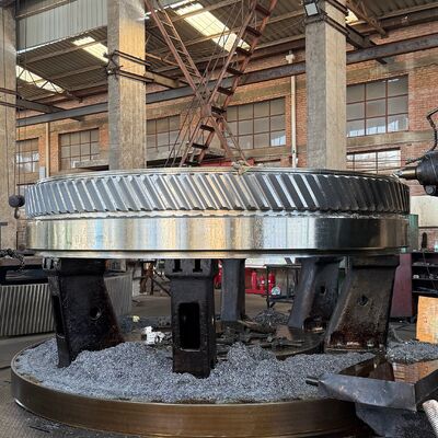 工業機械のアプリケーションにおける高トルク伝送のために設計されたダブルヘリカルギア