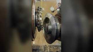 熱処理後のスパイラルベベルギヤ研削